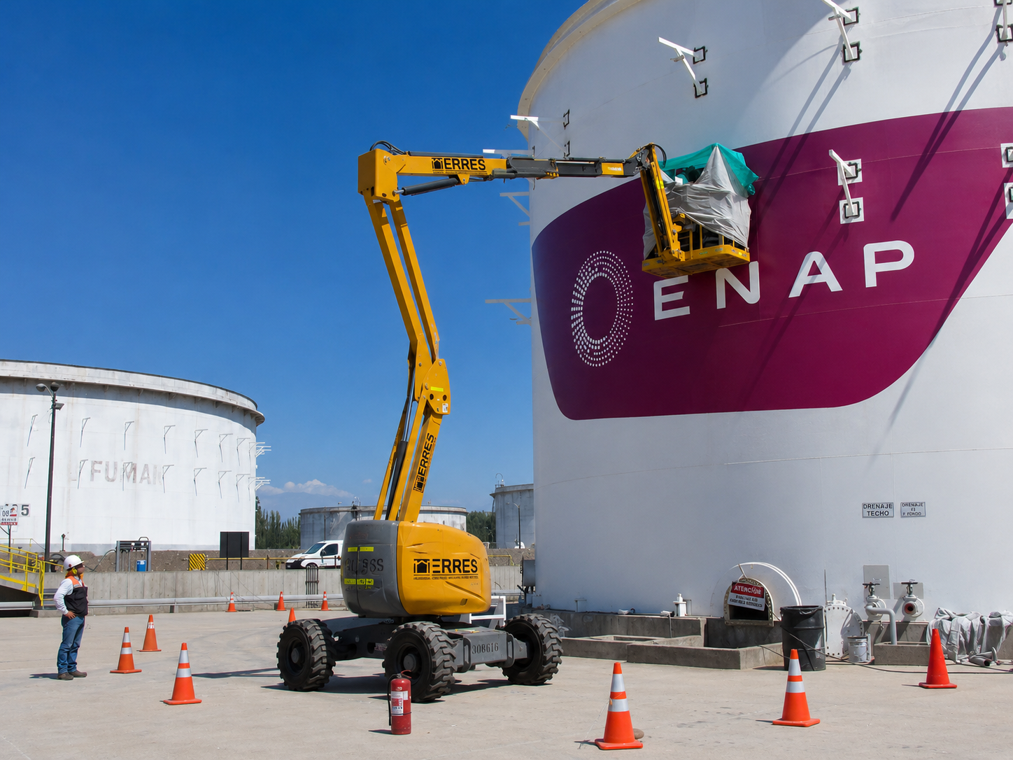 Mantención industrial — equipo ERRES en planta